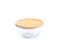 Bol à mixer rond couvercle bambou 1.6L Pebbly