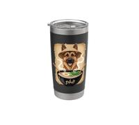 Bol à nouilles Pho German Shepard Gobelet isotherme en acier inoxydable double paroi