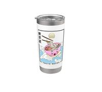Bol à nouilles ramen Great Waves Anime Kawaii Esthétique Gobelet isotherme en acier inoxydable double paroi