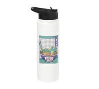 Bol à nouilles ramen Kawaii Weirdcore Vaporwave Esthétique Stainless Steel Insulated Water Bottle