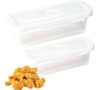 Bol À Pâte - Ensemble De Cuisine Multifonctionnel 2 Pièces Avec Plateau, Système De Récipient À Panure | Outils De Préparation De Cuisine , Pour Rondelles D'oignon, Légumes, Ailes De Poulet, C