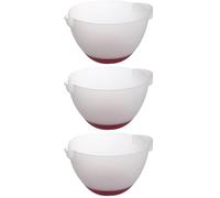 Bol à Pàtisserie Antidérapant en Silicone (Lot de 3)
