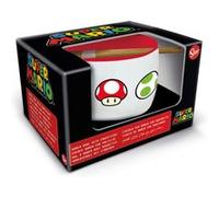 Bol à ramen avec baguettes Super Mario