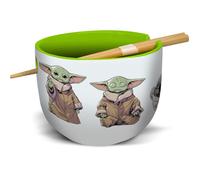 Bol à ramen - STOR - Grogu - Céramique - 470 ml - Avec baguettes assorties