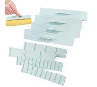 Bol à rouleaux de gâteau à biscuits - 8 pièces emporte-pièce | Outils de cuisson en ABS - Guide de décoration du distributeur de pâtisserie Outil de coupe de précision durable pour gâteau Fondant Pâte