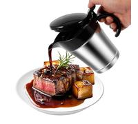 Bol à Sauce Isotherme | Pichet de service à sauce de 450 ml avec couvercle, Sauce à double chauffage - Pour mariage de salade de buffet