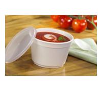 STARPAK Bol à soupe rond 'To Go', 770 ml, blanc G