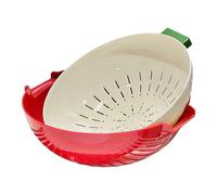 Bol à tamis - Bol à laver avec insert - Bol à vaisselle - Ustensile de cuisine - Passoire à vaisselle pour salade, baies, maison, pique-nique, barbecue