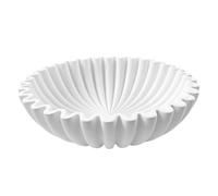 Bol à volants, grand bol décoratif moderne de 9, 8 pouces, décor à volants, plateau fruits élégant, porte-clés pour cuisine, entrée, étagère, table, bols décoratifs pour la décoration de la maison