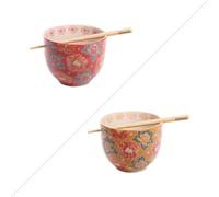 Bol avec baguettes Zephyr 13 cm (lot de 2)
