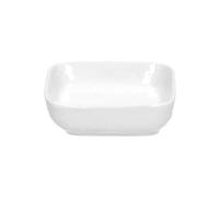 Bol carré en porcelaine blanche L85