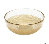 Bol Céleste verre D. 15xP. 6,5cm doré - Atmosphera Créateur d'intérieur
