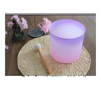 Bol chantant cristal candy violet & rose