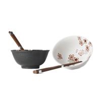 Bol CHERRY BLOSSOM 400 ml, set de 2 pc, avec baguettes, MIJ