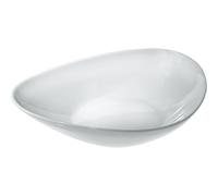 Alessi Fm10/2 Colombina Collection Assiette Creuse en Porcelaine Blanche, Set de 6 Pièces