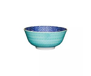 Bol coupelle en grès D15 700 ml Feuille indigo Mikasa Kitchencraft