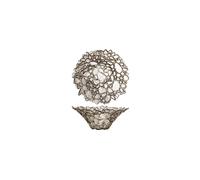 Bol D30xH12 cm en verre naturel Tinki