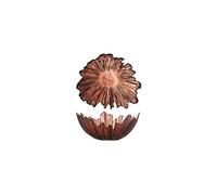 Bol D31xH14 cm en verre rouge Aila