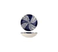 Bol D33,5 cm en grès bleu Shama