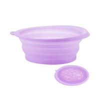 Bol de bain de glace pour le visage - Moule à froid réutilisable en silicone pour la routine de beauté, bassin de plongée pliable avec effet rafraîchissant de la peau, appareil de soins de la peau