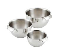 Bol de cuisine DISPOSITIONS, set de 3 pc, argent, acier inoxidable, Hestan