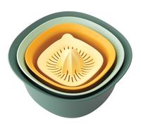 Bol de cuisine en set, 4 pièces, avec passoire et presse-agrumes, Brabantia