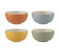 Mason Cash Home to Roost Lot de 4 bols de préparation en grès Motif poule et coq Multicolore 200 ml Passe au lave-vaisselle et au micro-ondes