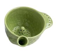 Bol de lavage en céramique pour fruits 18,5 cm | Matériau en céramique de qualité supérieure avec drainage tourbillonnant pour un lavage et une présentation efficaces des