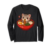 Bol De Nouilles Ramen Chat Mignon Manche Longue