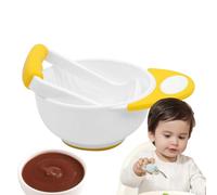 Bol de presse-purée, bol de broyeur d'aliments,Broyeur de fruits avec tige de broyage - Bol de moulin alimentaire antidérapant et Anti-brûlure, pour faire de la purée de légumes et de fruits