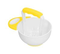 Bol de presse-purée, bol de broyeur d'aliments - Broyeur de pommes de terre avec tige de broyage - Bol de moulin à aliments antidérapant, presse-purée Portable, broyeur d'aliments Anti-brûlure
