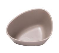 Bol de service COURBE 22 cm, chaud gris, grès, LIND DNA
