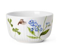 Bol de service HAMMERSHOI SUMMER - FORGET ME NOT 12 cm, blanc, porcelaine, Kähler