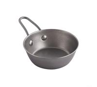Bol Dessert Métal 20,5cm Anti-Rouille Lavable(12cm) | Acier inoxydable pour premium, empilable gain de place, résistant à la rouille, 15,5x10,5cm, usage quotidien