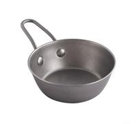 Bol Dessert Métal 20,5cm Anti-Rouille Lavable(14cm) | Acier inoxydable pour premium, empilable gain de place, résistant à la rouille, 15,5x10,5cm, usage quotidien