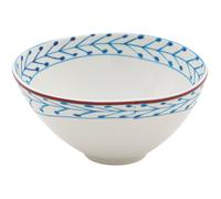 Bol DIESEL CLASSICS ON ACID FIORI 12 cm, blanc/bleu, porcelaine, Seletti