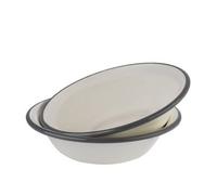 Bol émaillé, diamètre: 165 mm, set de 2