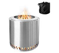Bol en acier inoxydable pour cuisson sans fumée, 38 cm