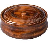 Bol en Bois avec Couvercle - Rangement Décoratif pour Soupe et Céréales | Bol en bois avec couvercle - Idéal pour le stockage décoratif de soupes, céréales et salades en cuisine