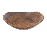 Bol en bois de manguier - ORION - 30x27,5 cm - 1,6 L - Teintes naturelles brunes - Résistant à l'humidité