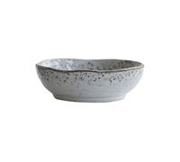 Bol en grès gris-bleu, rond, bord irrégulier - House Doctor, Rustic - Ø14x5 cm
