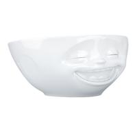 FIFTYEIGHT PRODUCTS Tasses/Bol « Lachend » (porcelaine, 350 ml, blanc, fabriqué en Allemagne)
