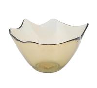 Bol en verre jaune ø 30 x 18 cm