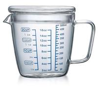 Bol gradué de 500 ml avec couvercle (500 ml)