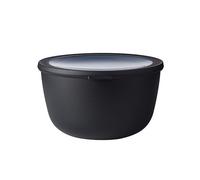 Mepal Bol multifonction Cirqula Rond – 3000 ml, hermétique avec couvercle – Nordic black