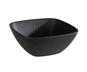 Bol NERO, carré, 195 x 195 mm, noir