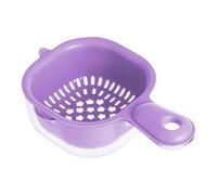 Bol passoire à fruits, égouttoir à fruits avec poignée, mini rondelle à baies et pastèque avec passoire pour cuisine 061101