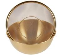 Bol Passoire en Acier Inoxydable, Lot de Set, Cuisine | Design Emboîtable, Fond Plat Antidérapant, Surface Lisse, Usage la Cuisine et Préparation des Aliments