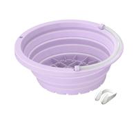Bol pour bain glacé facial silicone pliable