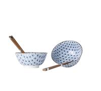 Bol STARBUST 500 ml, set de 2 pc, avec baguettes, MIJ